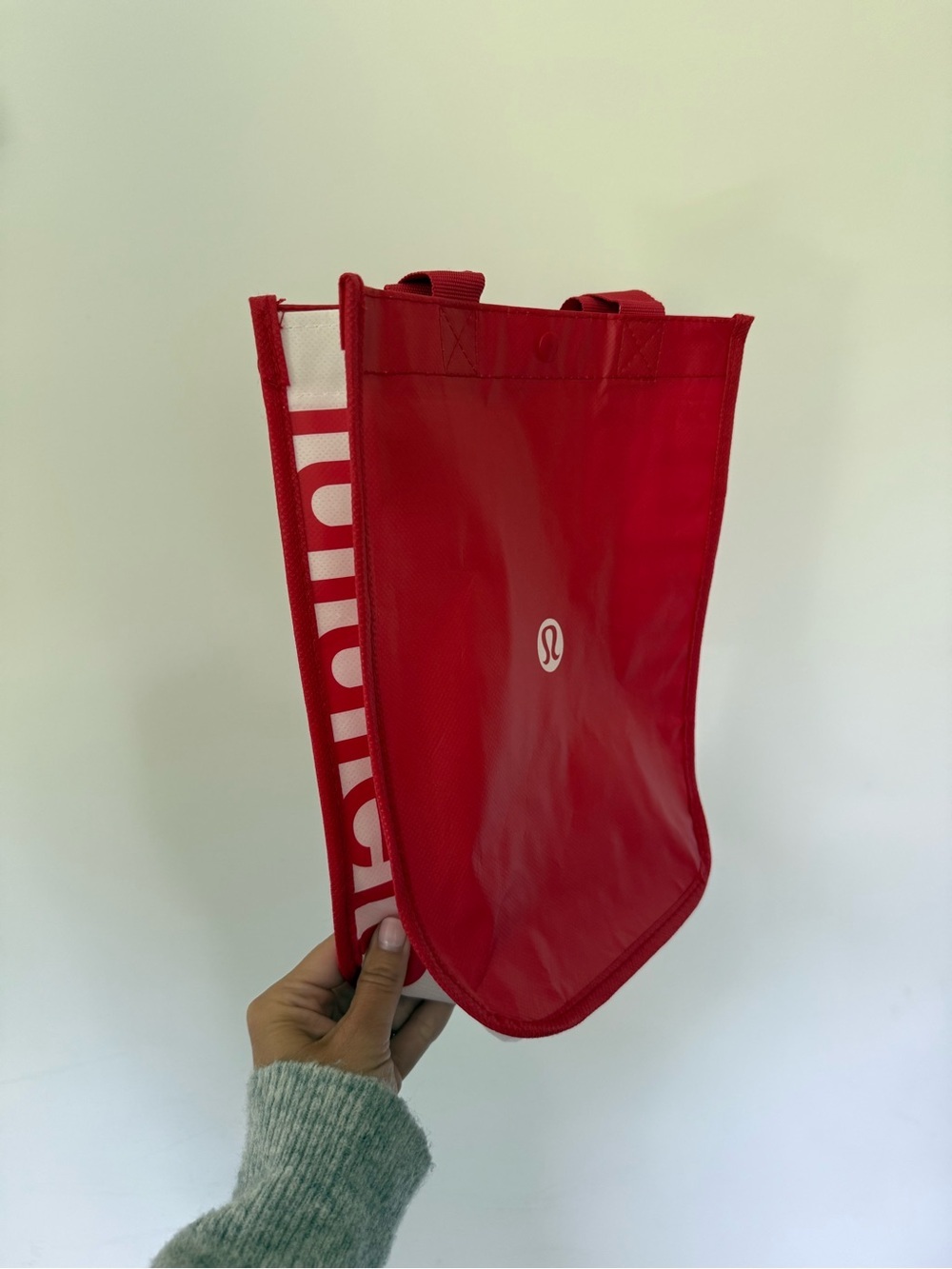 Reusable Red Lululemon Bag - Picture 3 of 5